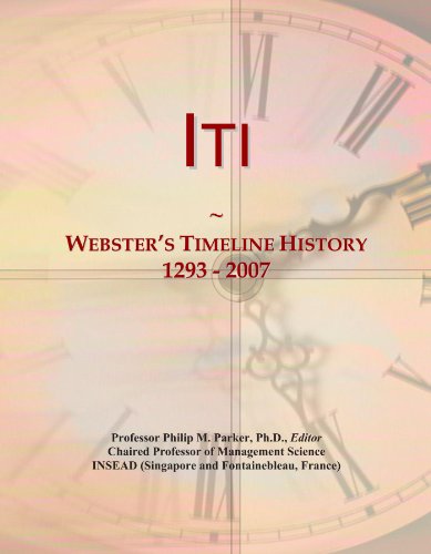 Iti: Webster's Timeline History, 1293 - 2007
