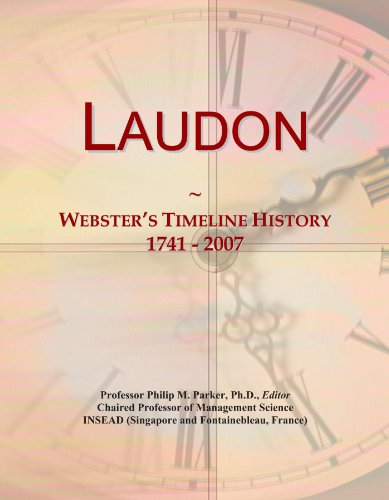Laudon: Webster's Timeline History, 1741 - 2007