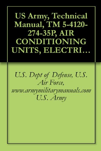 US Army, Technical Manual, TM 5-4120-274-35P, AIR CONDITIONING UNITS, ELECTRIC MOTOR D 9,000 BTU/HR, VERTICAL COMPACT, 115 V, SINGLE PHASE, 50/60 HZ, ( ... (4120-935-1611), military manuals