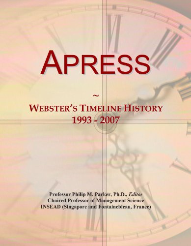 Apress: Webster's Timeline History, 1993 - 2007