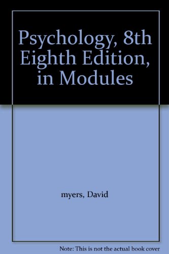 Psychology : Eighth 8th Edition