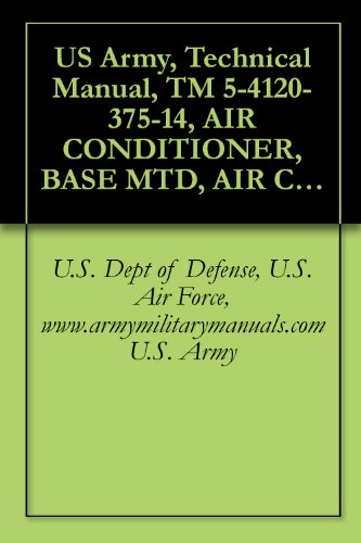 US Army, Technical Manual, TM 5-4120-375-14, AIR CONDITIONER, BASE MTD, AIR COOLED, 208 VAC, 3-PHASE 60 HZ, SINGLE PACKAGE; 36,000 BTU/HR P/N 97403-13219E0790 ... (4120-01-218-6912), military manuals