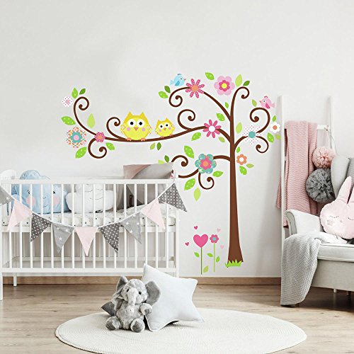 RoomMates Happi Scroll Tree Peel and Stick Wall Decal Megapack