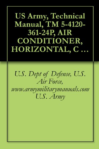 US Army, Technical Manual, TM 5-4120-361-24P, AIR CONDITIONER, HORIZONTAL, C 36,000 BTUH, 208 VOLT, 3 PHASE, 400 HERTZ, (NSN 4120-01-063-8182, (AMERICAN ... HERTZ, (4120-01-063-7573), military manuals
