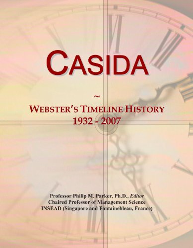 Casida: Webster's Timeline History, 1932 - 2007
