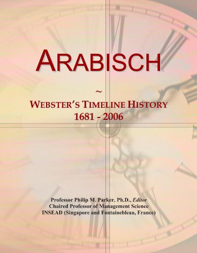 Arabisch: Webster's Timeline History, 1681 - 2006