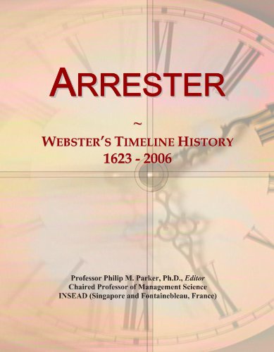 Arrester: Webster's Timeline History, 1623 - 2006