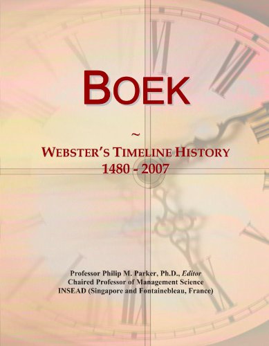 Boek: Webster's Timeline History, 1480 - 2007