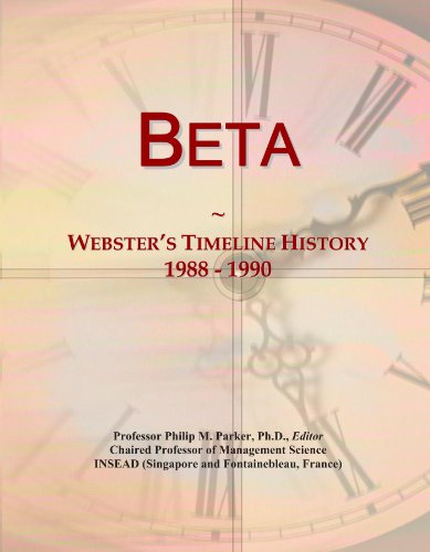 Beta: Webster's Timeline History, 1988 - 1990