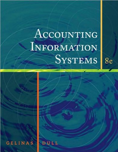 Accounting Information Systems (text only) 8th (Eighth) edition by R. B. Dull U. J. Gelinas