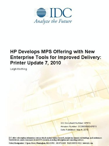 HP Develops MPS Offering with New Enterprise Tools for Improved Delivery: Printer Update 7, 2010