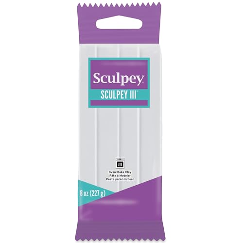 Sculpey S308 001 S308 001 Oven Bake Clay III-White