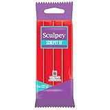 Sculpey S308 583 Oven Bake Clay III-Red Hot Red