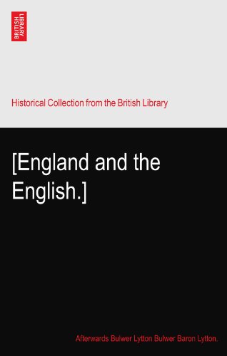 [England and the English.]