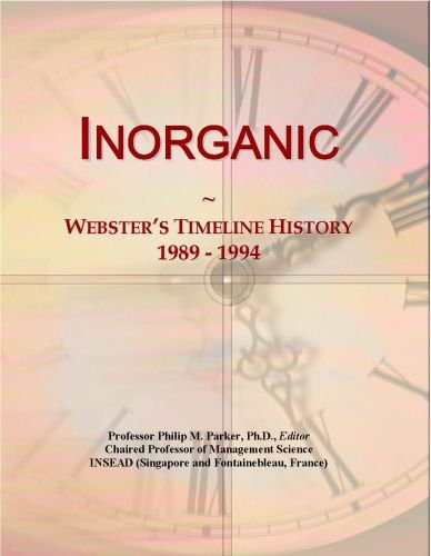 Inorganic: Webster's Timeline History, 1989 - 1994