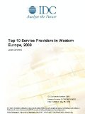 Top 10 Service Providers in Western Europe, 2009