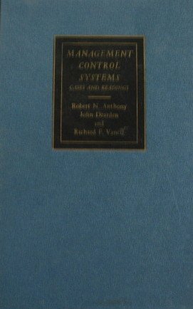 Management Control Systems: Cases and Readings