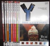 Y the Last Man Trade Paperback SET (Unmanned, Cyclops, One small step, safeword, ring of truth, girl on girl, paper dolls, kimono dragons, motherland, why and wherefores, volumes 01 - 10)