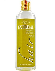 NaturOli Soap Nut/Soapberry Shampoo Normal to Dry 16oz. All Natural Hair Care Sulfate Free! Extreme Hair is Made with USDA Organic soap Nuts/soap Berries! Gluten Free. Vegan.
