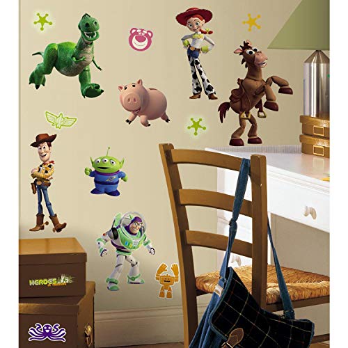 Book Cover RoomMates Toy Story 3 Glow In The Dark Peel and Stick Wall Decals - RMK1428SCS