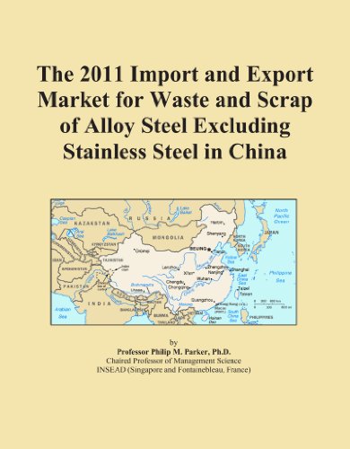 The 2011 Import and Export Market for Waste and Scrap of Alloy Steel Excluding Stainless Steel in China