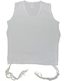 Malchut PerfTzit 100% Cotton Undershirt Tzitzis Tallit Kattan, (Slim Built Adult)