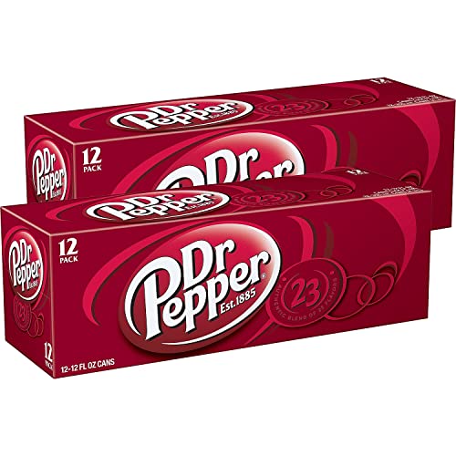 Dr Pepper Soda, 12 Ounce (24 Cans)