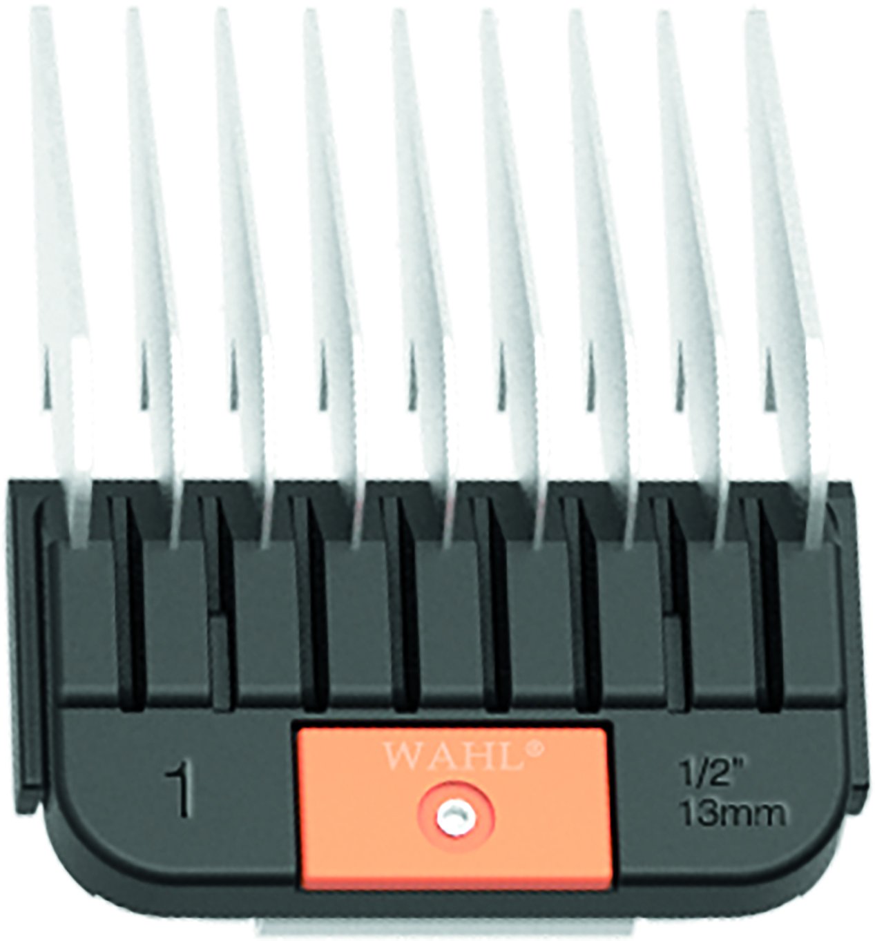 WAHL Professional Animal Stainless Steel Attachment Guide Comb Detachable Blade Pet Clippers 1, 1/2 Inch Cut Length (3374-100) 1/2-Inch Cut Length (Pack of 1)