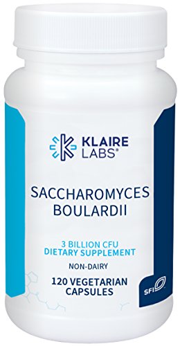Book Cover Klaire Labs Saccharomyces Boulardii Probiotic - Acid Resistant & Shelf-Stable Probiotic Supplement to Help Support Healthy Yeast Balance, Immune & Digestive Health - Hypoallergenic, Dairy-Free (120ct)