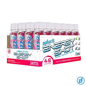 Zipfizz Liquid Energy Shot, Healthy Hydration B12 and Multi Vitamin Drink, 24 Count