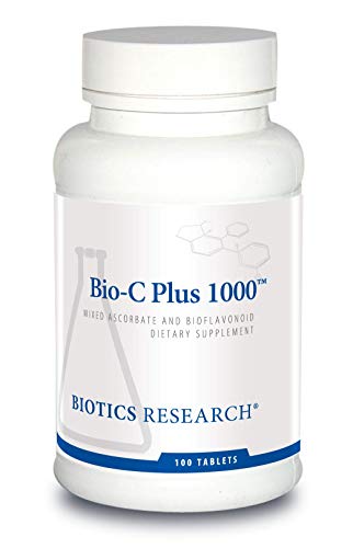 BIOTICS Research Bio C Plus 1000 Antioxidant, High Potency, Bioflavonoids, Supports Healthy Immune Response, Builds Collagen, Healthy Skin, Cartilage and Joint Support 100 Counts