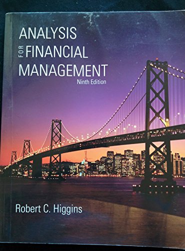 Analysis for Financial Management (text only) 9th (Ninth) edition by R. Higgins