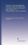 Bericht der volkswirthschaftlichen Commission Ã¼ber die eingelaufenen Eingaben und Ã¼ber den Antrag des Abg. Lupberger, das Branntweinsteuer-Gesetz betreffend (German Edition)