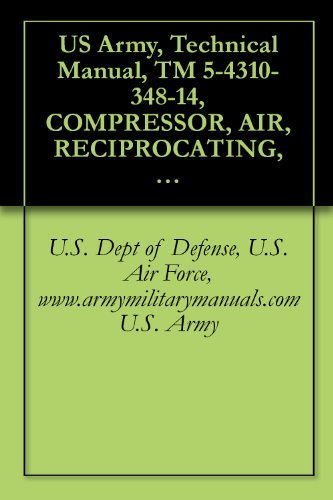 US Army, Technical Manual, TM 5-4310-348-14, COMPRESSOR, AIR, RECIPROCATING, ELECTRIC MOTOR DRIVEN, RECEIVER-MOUNTED, 2 HP, 5 CFM, 175 PSI, (INGERSOLL-RAND ... military manauals, special forces