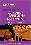 Managing Investment Portfolios (text only)3rd (Third) edition by J. L. Maginn