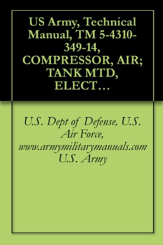 US Army, Technical Manual, TM 5-4310-349-14, COMPRESSOR, AIR; TANK MTD, ELECTRIC DRIVEN, 25 CFM, 175 PSI, (CHAMPION MODEL HR10-8M-1 AND HR10-8M-4), (NSN ... military manauals, special forces