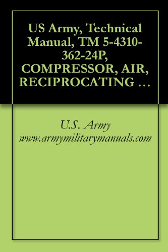 US Army, Technical Manual, TM 5-4310-362-24P, COMPRESSOR, AIR, RECIPROCATING ELECTRIC MOTOR DRIVEN, 5 CFM AT 175 PSI, (C&H DISTRIBUTORS MODEL, (NSN 4310-01-064-2386), ... military manauals, special forces