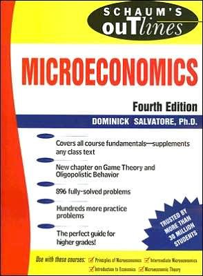 Schaum's Outline of Microeconomics (text only) 4th (Fourth) edition by D. Salvatore