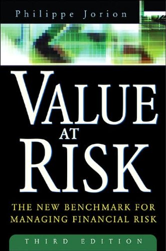 Value at Risk (text only) 3rd (Third) edition by P.Jorion