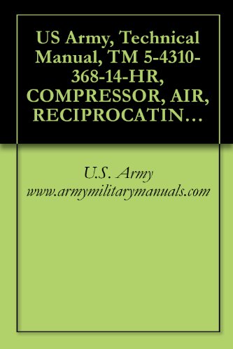 US Army, Technical Manual, TM 5-4310-368-14-HR, COMPRESSOR, AIR, RECIPROCATING, GASOLINE ENGINE DRIVEN, 15 SCFM PSI, WHEEL MTD, WINTERIZED, (BAUER COMPRESSOR ... military manauals, special forces