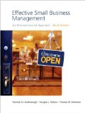 N. M. Scarborough's,T. W. Zimmerer's,D.Wilson's 9th(ninth) edition(Effective Small Business Management (9th Edition) [Hardcover])(2008)