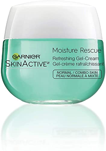 Garnier SkinActive Moisture Rescue Refreshing Gel-Cream, Normal/Combo Skin, 1.7 Ounce