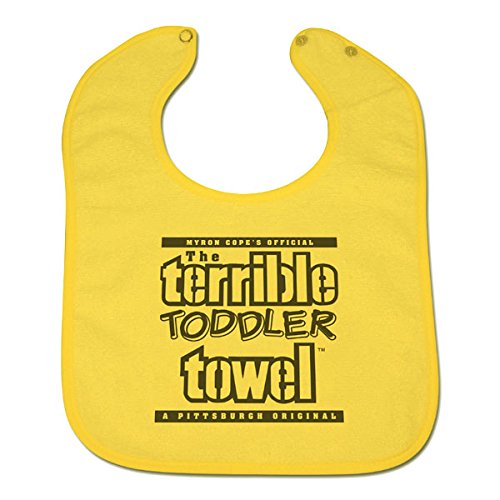 NFL Pittsburgh Steelers Terrible Towel, Black, Gold, One Size Fits Most