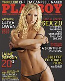 Playboy September 2007-Cover Amanda Paige (Clive Owen gets edgy, 20Q Jaime Pressly; Co-Star from My Name is Earl)