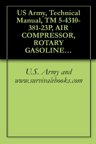 US Army, Technical Manual, TM 5-4310-381-23P, AIR COMPRESSOR, ROTARY GASOLINE ENGINE DRIVEN, 60 CFM, 6.5 PSI C&H MODEL 20-920, (NSN 4310-01-248-1661), military manauals, special forces