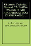 US Army, Technical Manual, TM 5-4320-222-25P, PUMP, RECIPROCATING: DIAPHRAGM, G DRIVEN, WHEEL MOUNTED, RUBBER TIRES; 4-INCH, 100 GPM AT 10 FT S LIFT, (RICE ... military manauals, special forces