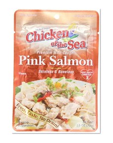 Chicken of the Sea Premium Skinless & Boneless Pink Salmon, 2.5 oz.  (Pack of 12)