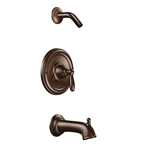 Moen Brantford Oil Rubbed Bronze Posi-Temp Pressure Balancing Tub and Shower Trim Kit without Showerhead, Valve Required, T2153NHORB