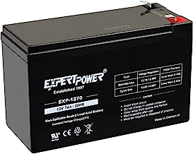 Book Cover ExpertPower 12V 7 Amp EXP1270 Rechargeable Lead Acid Battery