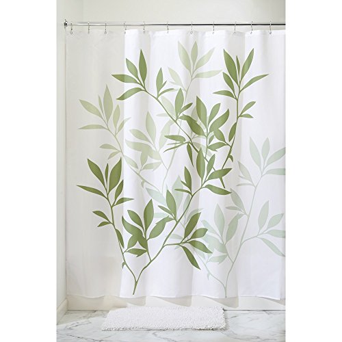 Book Cover iDesign Leaves Fabric Shower Curtain - Stall, 54